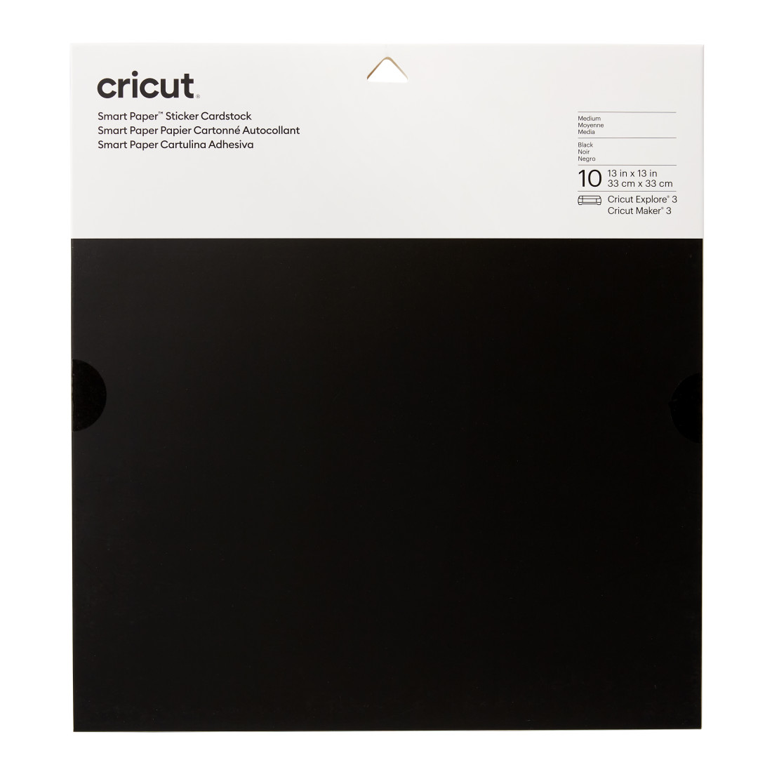 Smart Paper™ Sticker Cardstock, Black