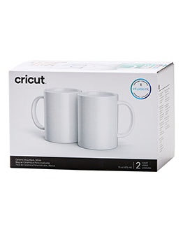 Ceramic Mug Blank, White - 15 oz/425 ml (2 ct)