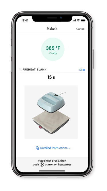 Cricut Heat app How it works